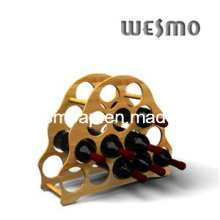 Garrafa de vinho de alta qualidade Titular de prateleira de bambu